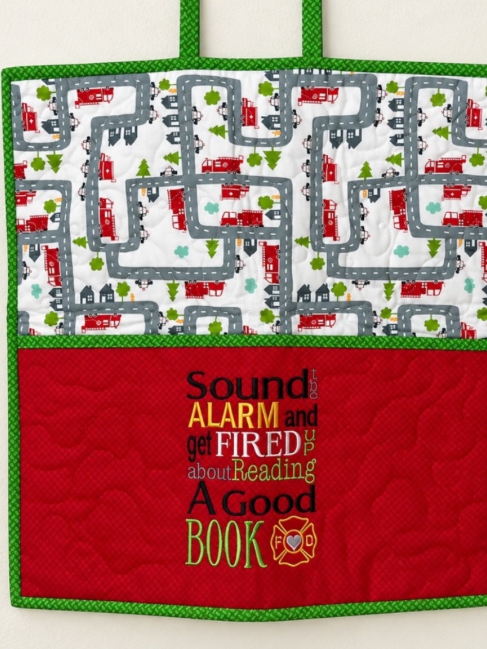 Children's Travel Bookkeeper Coloring Reading Book Caddy Firefighter
